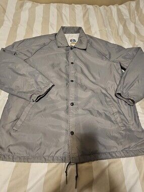 Vintage Weather Breaker Gray Men's Coach Jacket USA